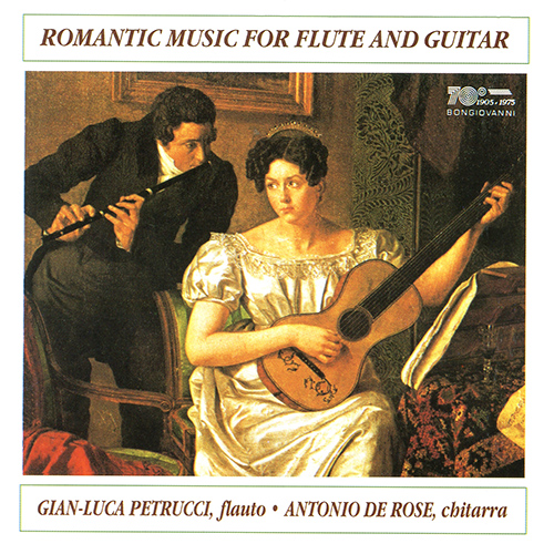 Imagen de apoyo de  Flute and Guitar Arrangements - MOZART, W.A. / CARULLI, F. / DIABELLI, A. / SCHUBERT, F. (Romantic Music for Flute and Guitar) (Petrucci, Rose)