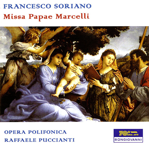 Imagen de apoyo de  SORIANO, F.: Missa Papae Marcelli (after Palestrina) / Salve Regina / STABILE, A.: Pastores loquebantur (Opera Polifonica, Puccianti)