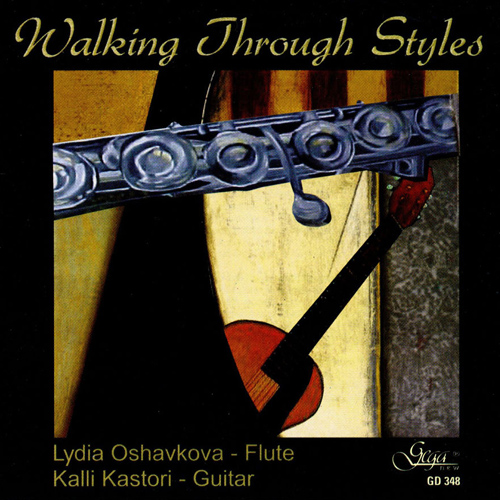 Imagen de apoyo de  Flute and Guitar Recital: OSHAVKOVA, Lydia / KASTORI, Kalli - PIAZZOLLA, A. / CASTENUOVO-TEDESCO, M. / JEKOV, I. (Walking Through Styles)