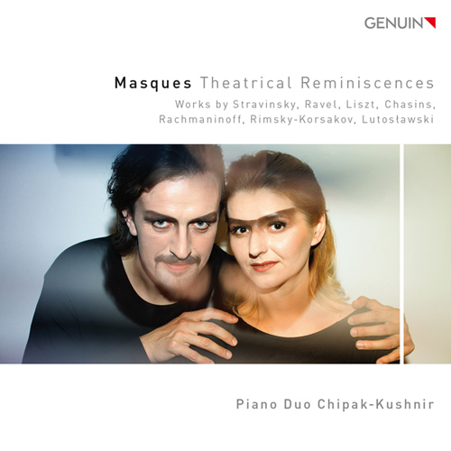 Imagen de apoyo de  Piano Duo Recital: Duo Chipak-Kushnir - STRAVINSKY, I. / RAVEL, M. / LISZT, F. / CHASINS, A. (Masques: Theatrical Reminiscences)