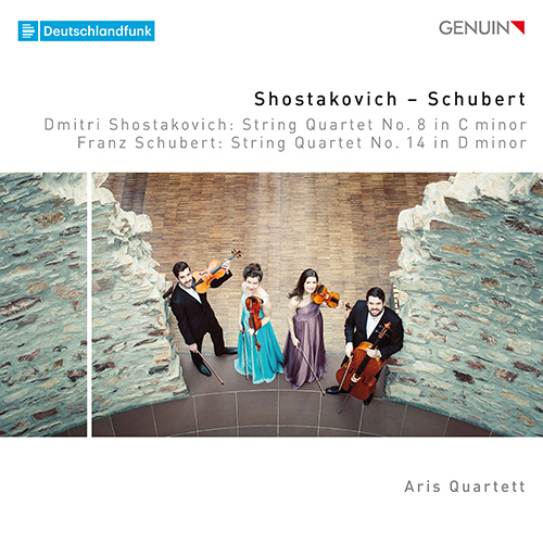 Imagen de apoyo de  SHOSTAKOVICH, D.: String Quartet No. 8 / SCHUBERT, F.: String Quartet No. 14, "Death and the Maiden" (Aris Quartett)