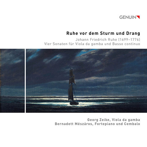 Imagen de apoyo de  RUHE, J.F.: Viola da Gamba Sonatas (Ruhe vor dem Sturm und Drang) (Zeike, Mészáros)