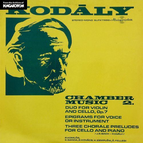 Imagen de apoyo de  KODÁLY, Z.: Chamber Music, Vol. 2 - Duo for Violin and Cello / Epigrammák (Komlos, Banda, Kovács, Zempleni, Fellegi)