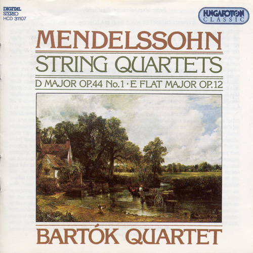 Imagen de apoyo de  MENDELSSOHN: String Quartet Nos. 1 and 3