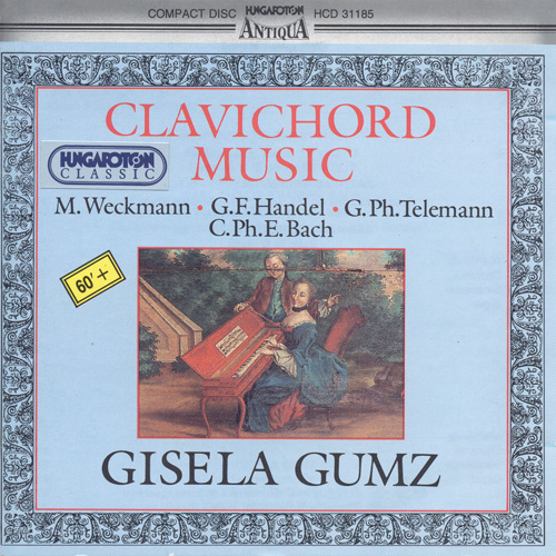 Imagen de apoyo de  WECKMANN / REINCKEN / MATTHESON / HANDEL /  BACH, C.P.E. / TELEMANN:: Clavichord Works