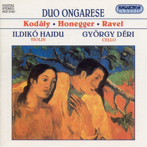 Imagen de apoyo de  KODALY / HONEGGER / RAVEL: Works for Violin and Cello