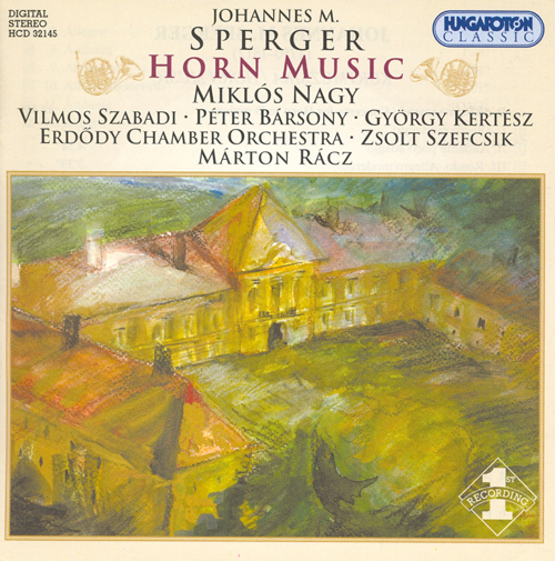 Imagen de apoyo de  SPERGER: Works for Horn