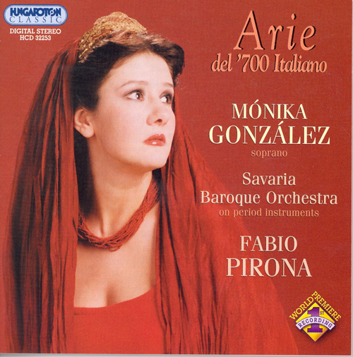 Imagen de apoyo de  GONZALEZ, Monika: Italian Opera Arias from the 18th Century for Soprano
