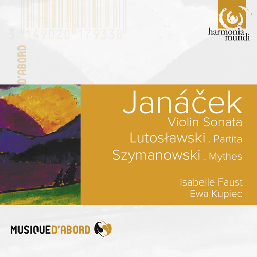 Imagen de apoyo de  JANÁČEK, L.: Violin Sonata / LUTOWŁAWSKI, W.: Subito / Partita / SZYMANOWSKI, K.: Myths (Faust, Kupiec)