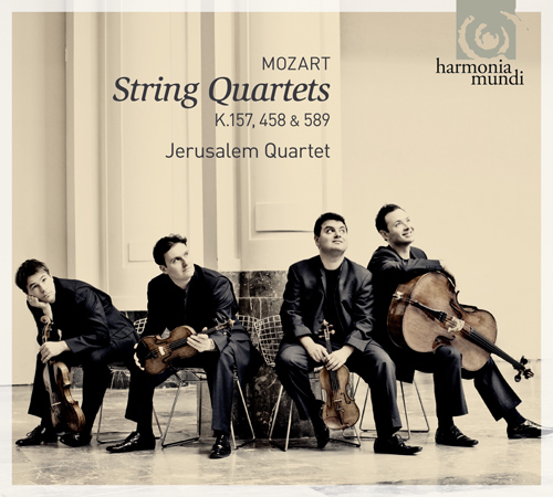 Imagen de apoyo de  MOZART, W.A.: String Quartets Nos. 4, 17, "The Hunt", and 22, "Prussian No. 2" (Jerusalem Quartet)