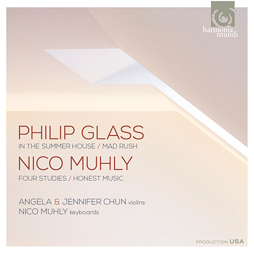 Imagen de apoyo de  GLASS, P.: In the Summer House / Mad Rush (arr. A. Bois for 2 violins) / MUHLY, N.: 4 Studies / Honest Music (Angela and Jennifer Chun, Muhly)