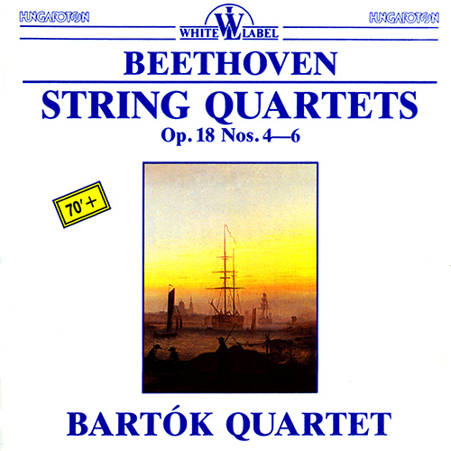Imagen de apoyo de  BEETHOVEN, L. van: String Quartets Nos. 4-6 (Bartók Quartet)