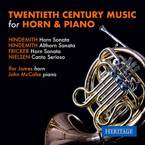 Imagen de apoyo de  Horn and Piano Music (20th Century) - HINDEMITH, P. / FRICKER, P.R. / NIELSEN, C. / ABBOTT, A. / COOKE, A. (I. James, McCabe)