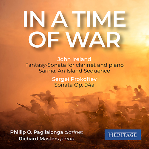 Imagen de apoyo de  IRELAND, J.: Fantasy-Sonata / Sarnia / PROKOFIEV, S.: Flute Sonata, Op. 94 (arr. K. Kennan) (In a Time of War) (Paglialonga, Masters)