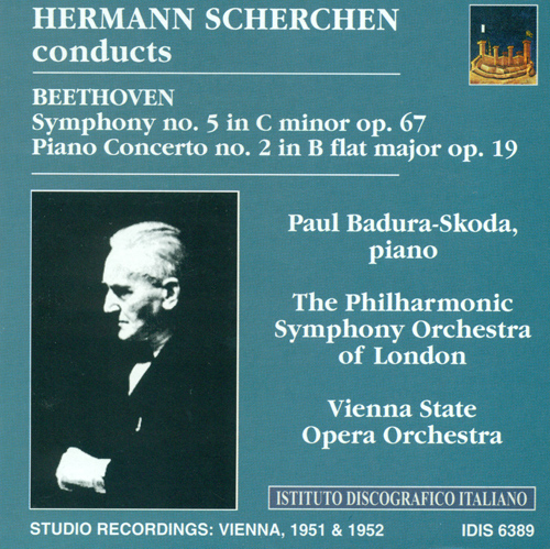 Imagen de apoyo de  BEETHOVEN, L. van: Symphony No. 5 / Piano Concerto No. 2 (Badura-Skoda, Scherchen) (1951, 1952)