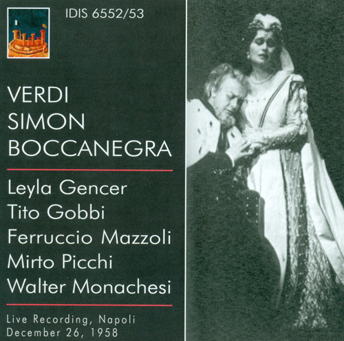 Imagen de apoyo de  VERDI, G.: Simon Boccanegra [Opera] (1958)