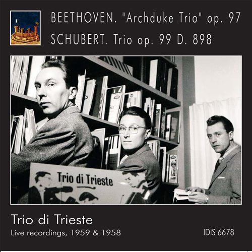 Imagen de apoyo de  BEETHOVEN, L. van: Piano Trio No. 7, "Archduke" / SCHUBERT, F.: Piano Trio No. 1 (Trio di Trieste) (1958, 1959)