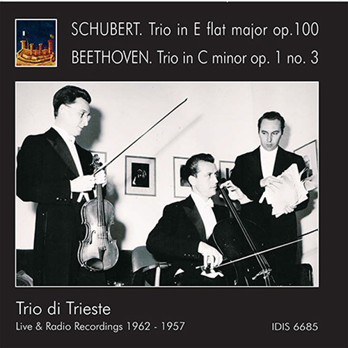 Imagen de apoyo de  SCHUBERT, F.: Piano Trio No. 2 / BEETHOVEN, L. van: Piano Trio No. 3 (Trio di Trieste) (1957, 1962)
