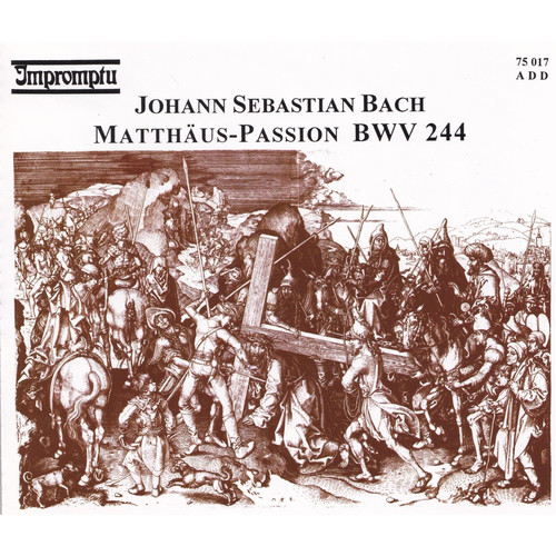 Imagen de apoyo de  BACH, J.S.: St. Matthew Passion [Oratorio] (Piipponen, Koenig, Groschke, Jugendkantorei der Pfalz, Heidelberg Chamber Orchestra, Göttsche)