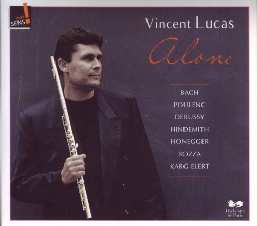 Imagen de apoyo de  Flute Recital: Lucas, Vincent - BACH, J.S. / POULENC, F. / DEBUSSY, C. / HINDEMITH, P. / HONEGGER, A. / BOZZA, E. / KARG-ELERT, S. (Alone)