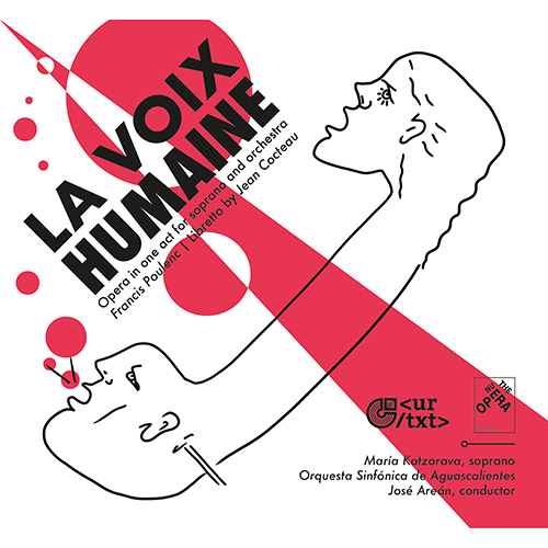 Imagen de apoyo de  POULENC, F.: Voix humaine (La) [Opera] (Katzarava, Aguascalientes Symphony, Areán)