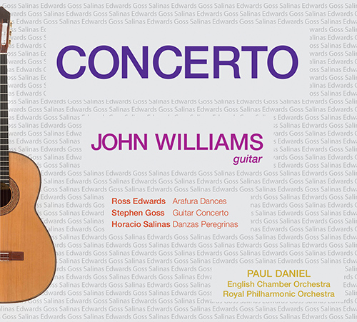 Imagen de apoyo de  SALINAS, H.: Danzas Peregrinas / EDWARDS, R.: Arafura Dances / GOSS, S.: Guitar Concerto (J. Williams) (Concerto)