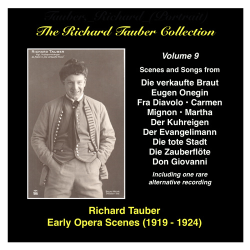 Imagen de apoyo de  RICHARD TAUBER COLLECTION (THE), Vol. 9: Early Opera Scenes II (1919-1924)