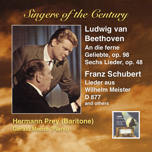 Imagen de apoyo de  SINGERS OF THE CENTURY - Hermann Prey sings Beethoven and Schubert (1960, 1961)