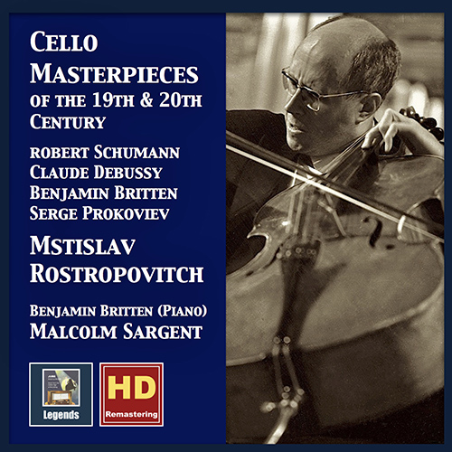 Imagen de apoyo de  Cello Recital: Rostropovich, Mstislav -  SCHUMANN, R. / DEBUSSY, C. / BRITTEN, B. / PROKOFIEV, S. (Cello Masterpieces of the 19th and 20th Century)