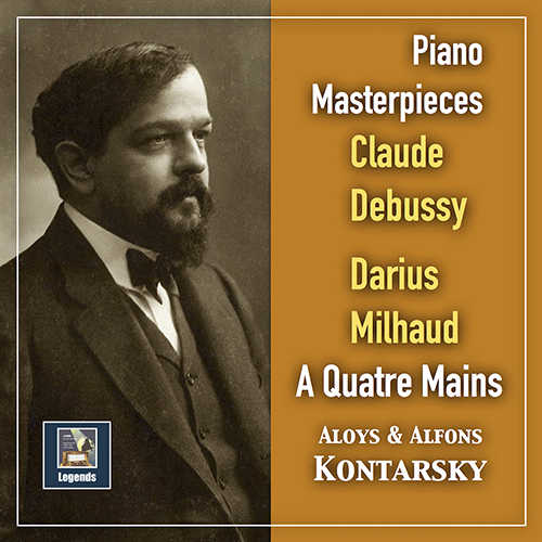 Imagen de apoyo de  DEBUSSY, C.: 6 Épigraphes Antiques / En blanc et noir / Petite Suite / MILHAUD, D.: La libertadora (Alfons Kontarsky, Aloys Kontarsky)