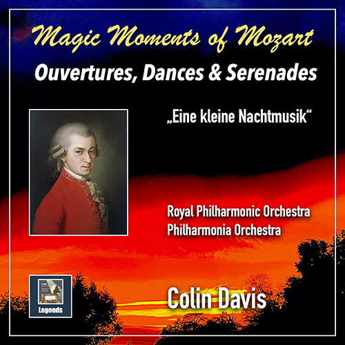 Imagen de apoyo de  MOZART, W.A.: Ouvertures / Dances / Serenades (Magic Moments of Mozart - Eine kleine Nachtmusik) (Royal Philharmonic, Colin Davis)