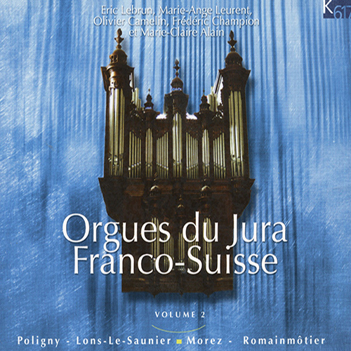 Imagen de apoyo de  Organ Music - LISZT, F. / SCHUMANN, R. / MENDELSSOHN, Felix (Orgues du Jura Franco-Suisse, Vol. 2) (M.-C. Alain, Camelin, Champion, Lebrun, Leurent)