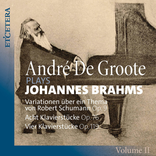 Imagen de apoyo de  BRAHMS, J.: Piano Works, Vol. 2 - 16 Variations on a Theme by R. Schumann / 8 Piano Pieces, Op. 76 / 4 Piano Pieces, Op. 119 (Groote)