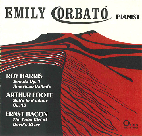 Imagen de apoyo de  Piano Recital: Corbato, Emily – HARRIS, R. / FOOTE, A. / BACON, E.