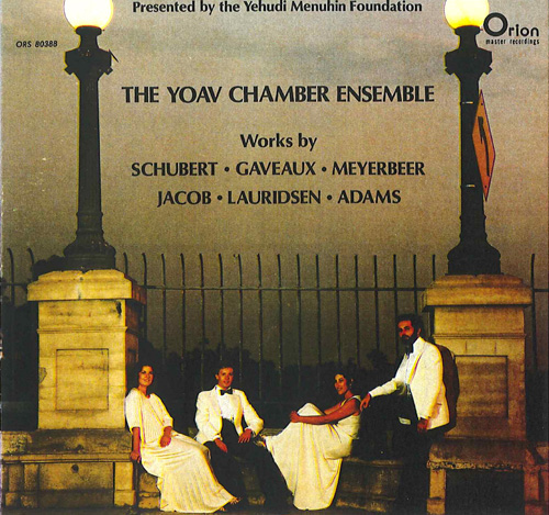 Imagen de apoyo de  GAVEAUX, P.: Polacca / JACOB, G.: 3 Songs / ADAMS, B.: Nightingales / MEYERBEER, G.: Hirtenlied (Yoav Chamber Ensemble)