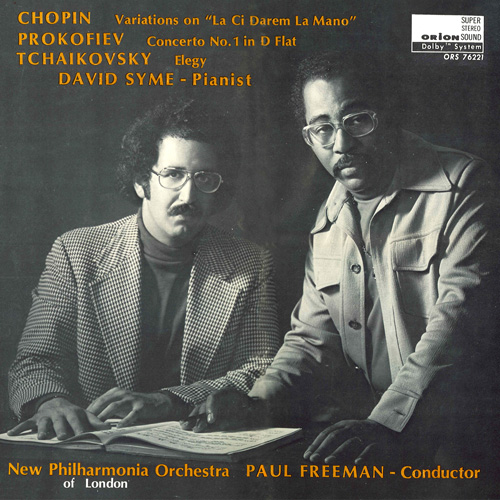 Imagen de apoyo de  CHOPIN, F.: Variations on La ci darem / PROKOFIEV, S.: Piano Concerto No. 1 (Syme, London New Philharmonia, P. Freeman)