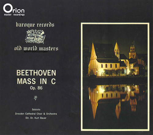 Imagen de apoyo de  BEETHOVEN, L. van: Mass in C Major, Op. 86 (Dresden Cathedral Choir and Orchestra, Bauer)