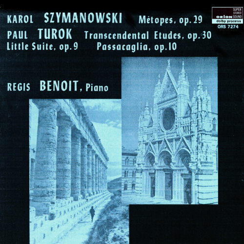 Imagen de apoyo de  SZYMANOWSKI, K.: Metopes / TUROK, P.: Transcendental Etudes / Little Suite / Passacaglia (Benoit)