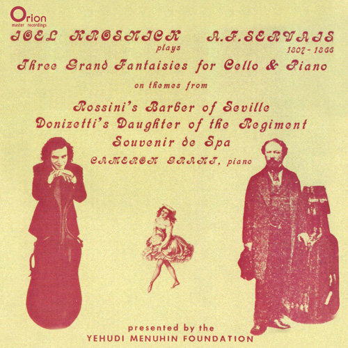 Imagen de apoyo de  SERVAIS, A.F.: Fantaisie on Opera Themes / Souvenir de Spa (The Virtuoso Cello) (Krosnick, Grant)