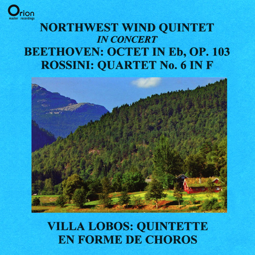 Imagen de apoyo de  BEETHOVEN, L. van: Octet, Op. 103 / ROSSINI, G.: Sonata for Wind Quartet No. 6 / VILLA-LOBOS, H.: Quinteto em forma de chôros (Northwest Wind Quintet)