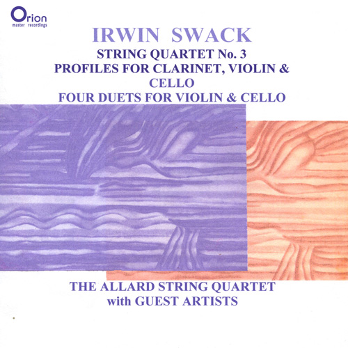Imagen de apoyo de  SWACK, I.: String Quartet No. 3 / Profiles / 4 Duets (Alard String Quartet, Ravina, Zagst, Toulson, Mirkin, L. Feldman)