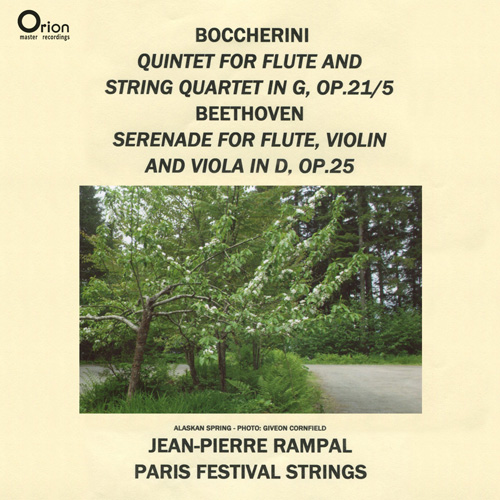 Imagen de apoyo de  BOCCHERINI, L.: Flute Quintet No. 5 / BEETHOVEN, L. van: Serenade, Op. 25 (Rampal, Paris Festival Strings)