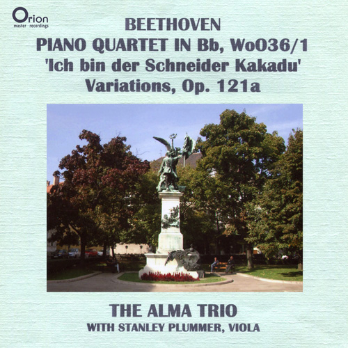 Imagen de apoyo de  BEETHOVEN, L. van: Piano Quartet, WoO 36, No. 1 / Variations on Müller's Ich bin der Schneider Kakadu (Alma Trio, Plummer)