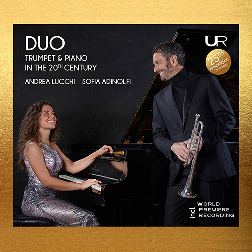 Imagen de apoyo de  Trumpet and Piano Recital: Lucchi, Andrea / Adinolfi, Sofia - BERNSTEIN, L. / BOZZA, E. / FRANÇAIX, J. (Duo Trumpet and Piano in the 20th Century)