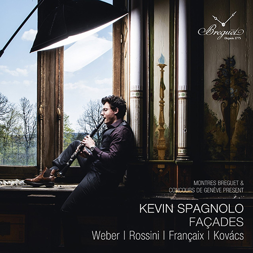 Imagen de apoyo de  Clarinet Recital: Spagnolo, Kevin - WEBER, C.M. von / ROSSINI, G. / FRANÇAIX, J. / KOVÁCS, B. (Façades)
