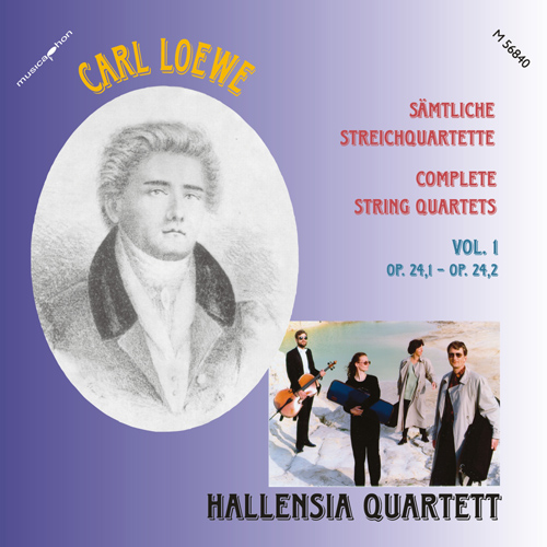 Imagen de apoyo de  LOEWE, C.: String Quartets (Complete), Vol. 1 (Hallensia Quartet) - Op. 24. Nos. 1 and 2