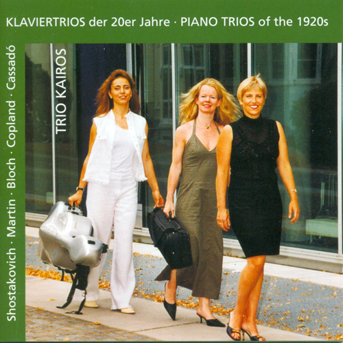 Imagen de apoyo de  MARTIN, F.: Trio sur des melodies populaires irlandaises / BLOCH, E.: 3 Nocturnes / CASSADO, G.: Piano Trio (Piano Trios of the 1920s) (Kairos Trio)