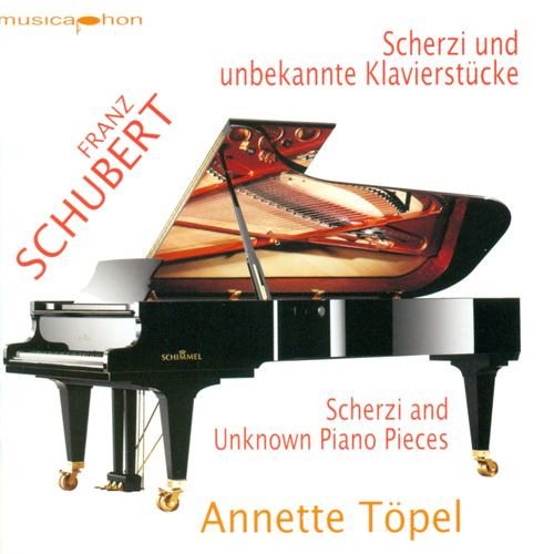Imagen de apoyo de  SCHUBERT, F.: Piano Music (Scherzi and Unknown Piano Pieces) (Topel)