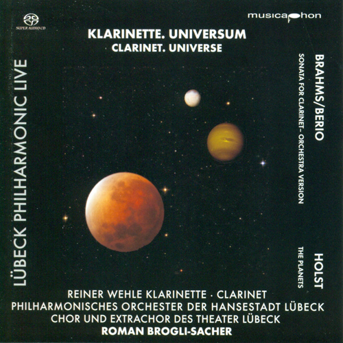 Imagen de apoyo de  BRAHMS, J.: Clarinet Sonata No. 1 / HOLST, G.: The Planets (Wehle, Lubeck Theatre Chorus, Lubeck Philharmonic, Brogli-Sacher)