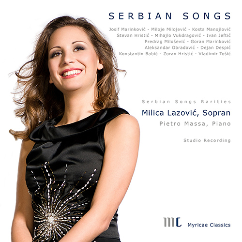 Imagen de apoyo de  Vocal Recital (Soprano): Lazovic, Milica - MARINKOVIĆ, J. / MILOJEVIC, M . / MANOJLOVIĆ, K. / MILOŠEVIĆ, P. / DESPIC, D. (Serbian Songs)